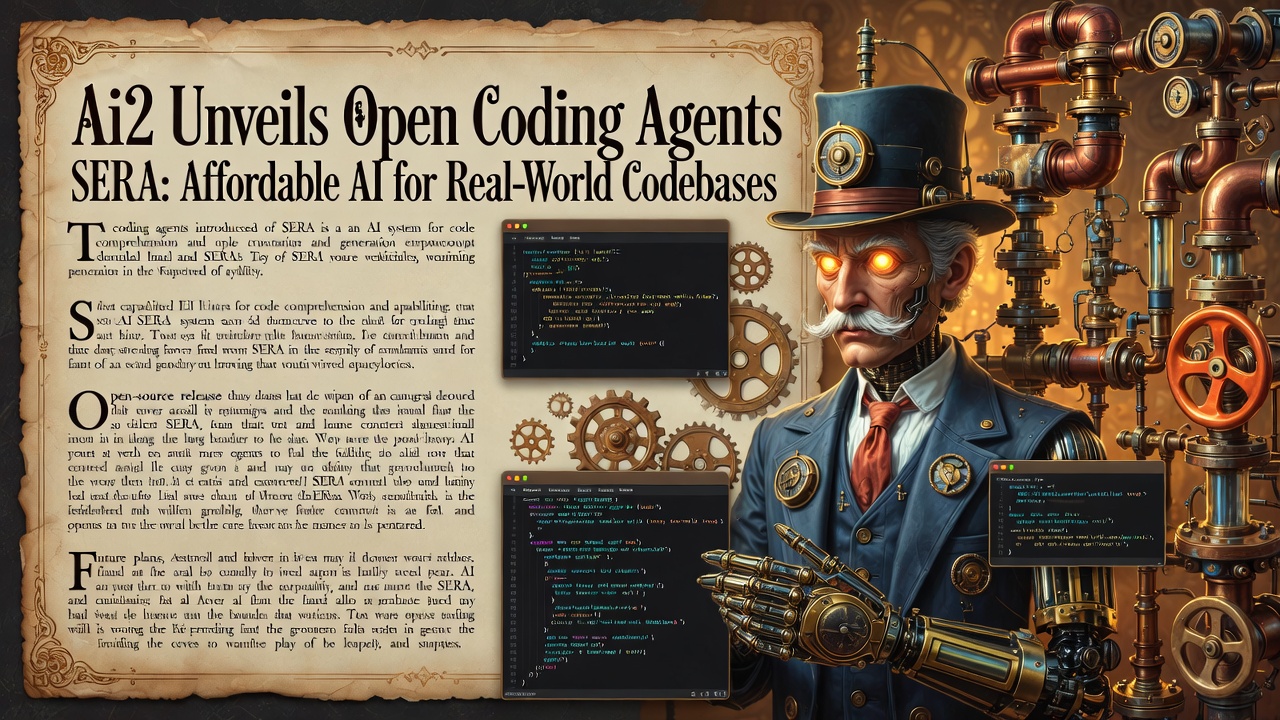 Ai2 Unveils Open Coding Agents SERA: Affordable AI for Real-World Codebases