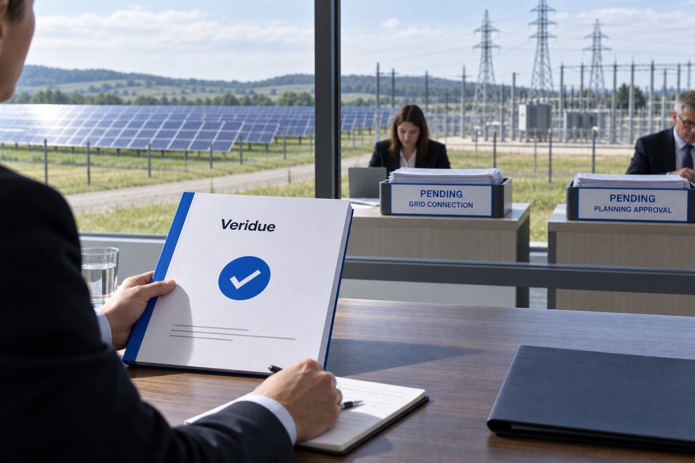 Due diligence report প্রস্তুত হলেও energy project-এর grid connection ও planning approval এখনো pending