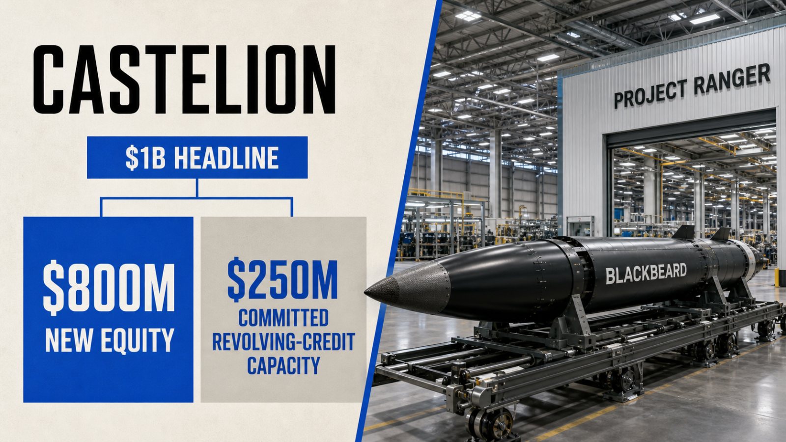 Castelion Raises $1B—but Only $800M Is New Equity