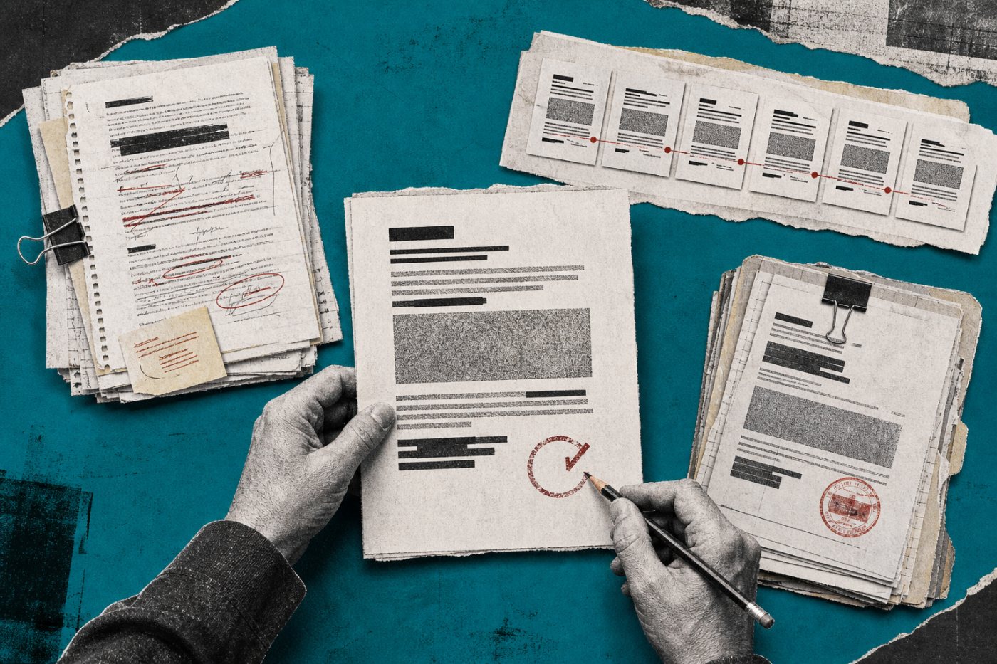 Avaliação institucional combina o resultado da marca do Claude com rascunhos e histórico de versões