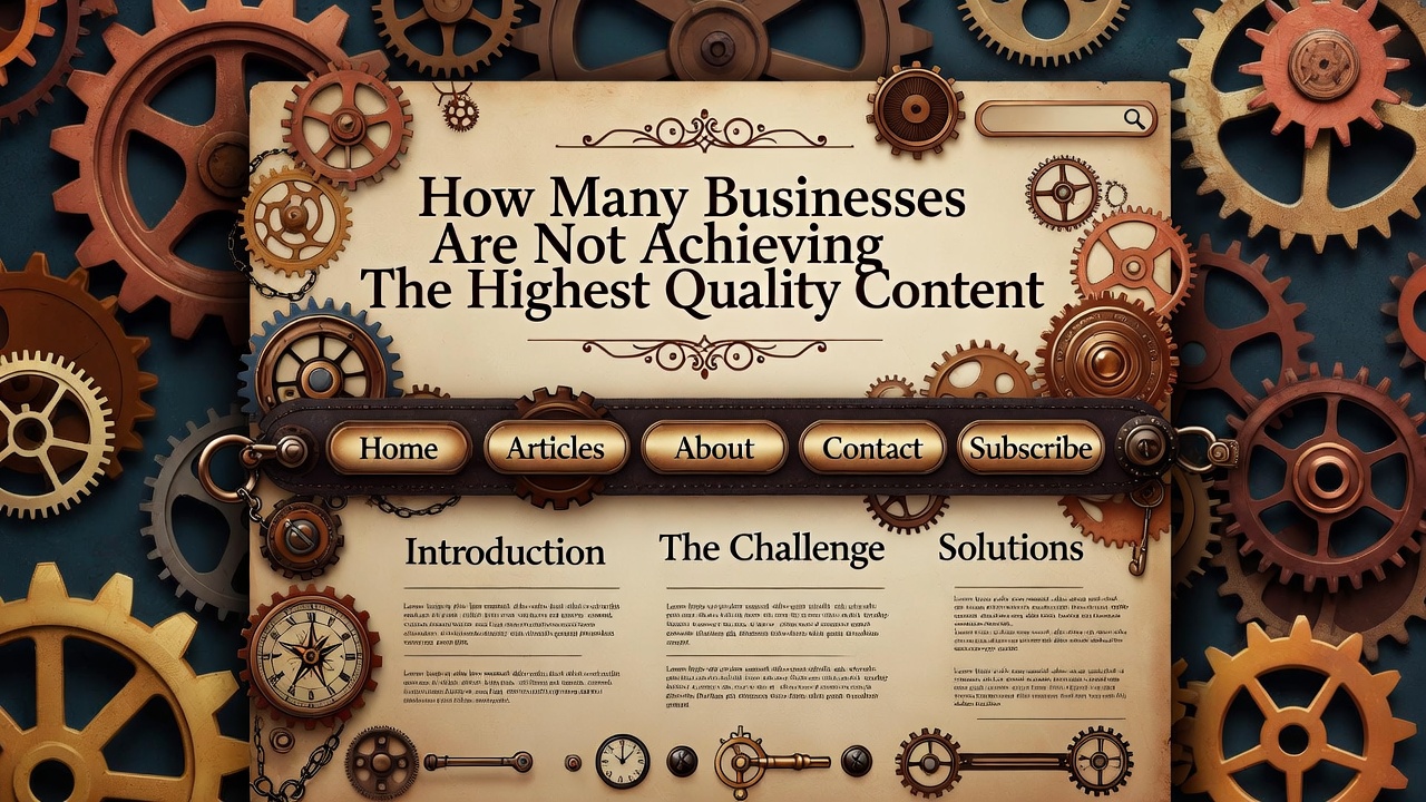 How Many Businesses Are Not Achieving The Highest Quality Content
