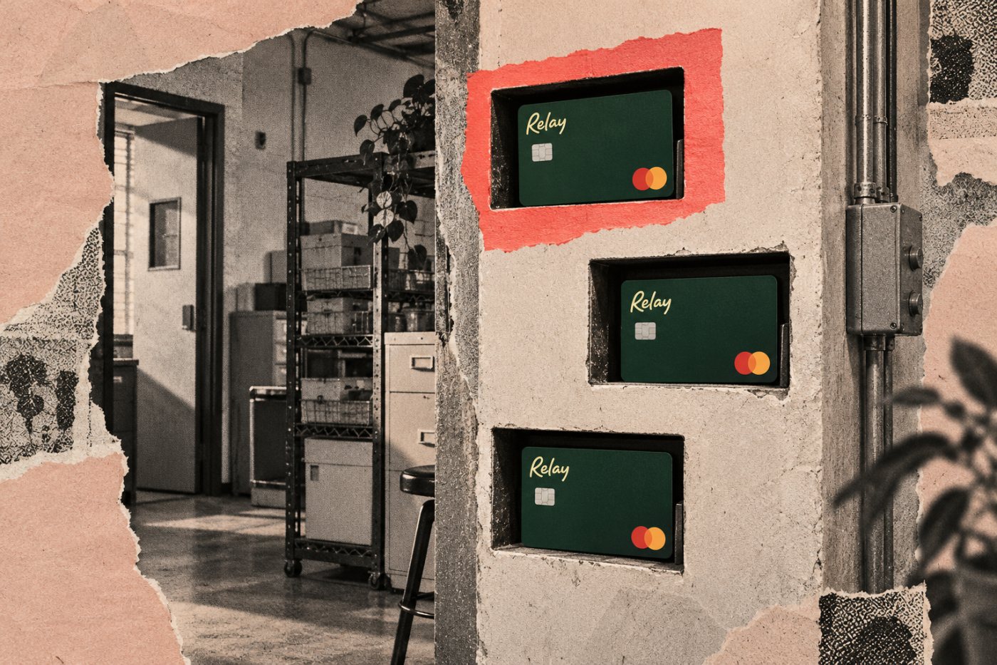 بطاقات أعمال Relay مرتبطة بحسابات منفصلة لتوزيع أموال التشغيل والرواتب والضرائب.