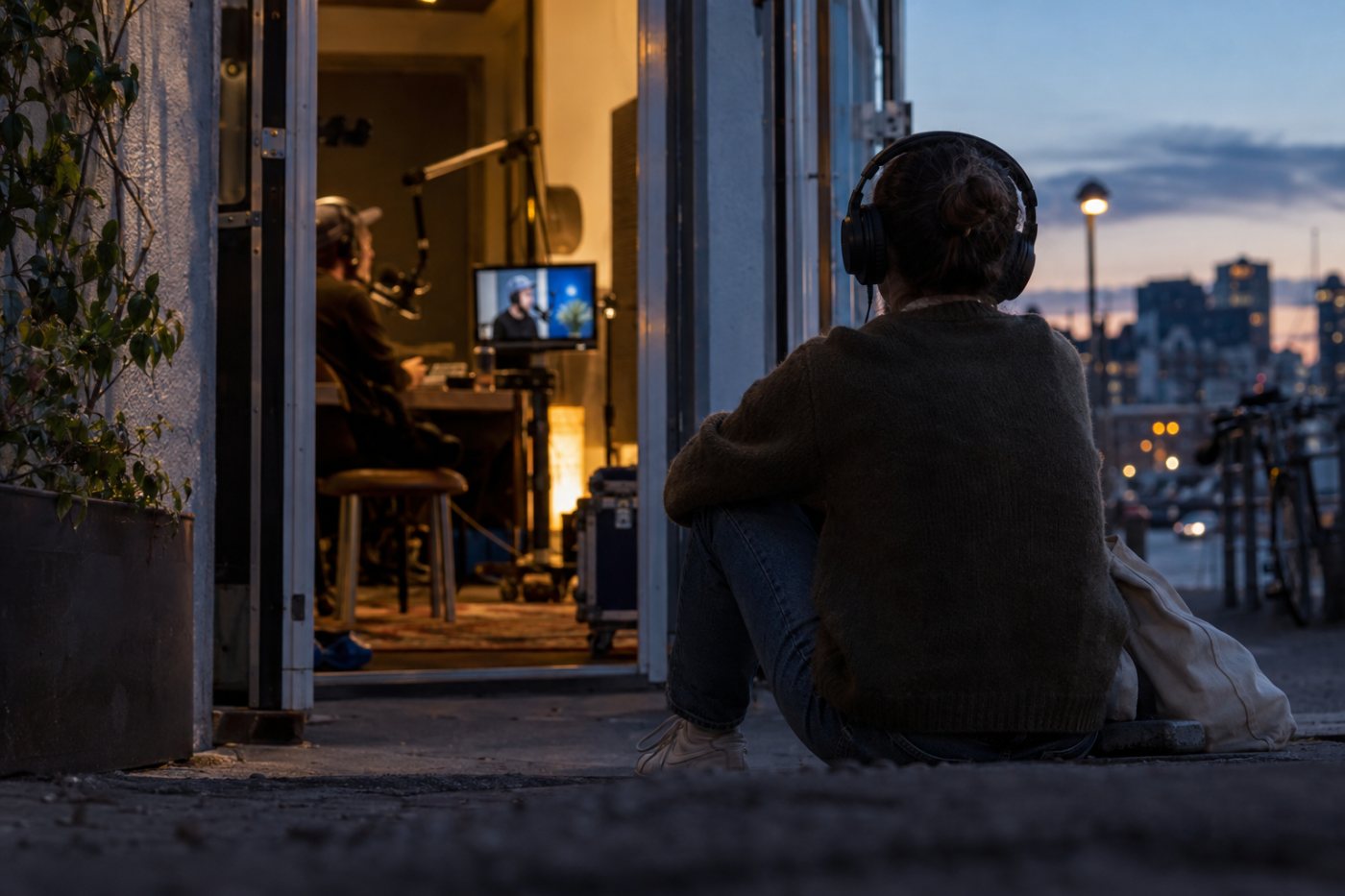Tập video podcast phát hình trên Spotify, trong khi âm thanh của tập đi qua RSS đến người chỉ nghe.