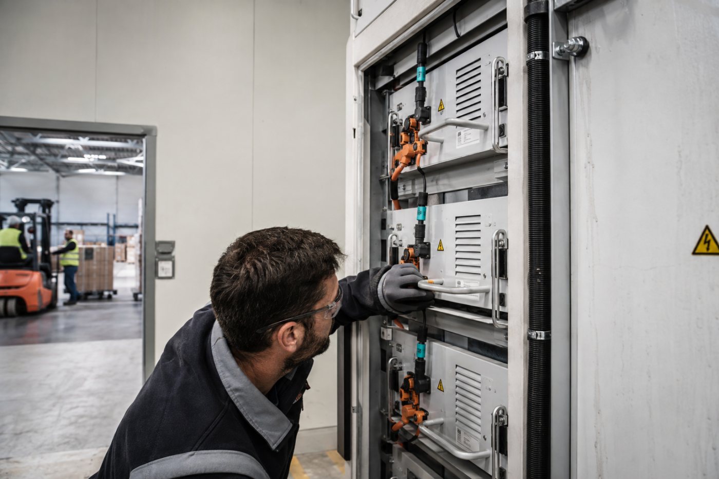 Hệ thống lưu trữ của Octave.energy vận hành tại cơ sở doanh nghiệp, thể hiện nền tảng thương mại trước vòng mở rộng.