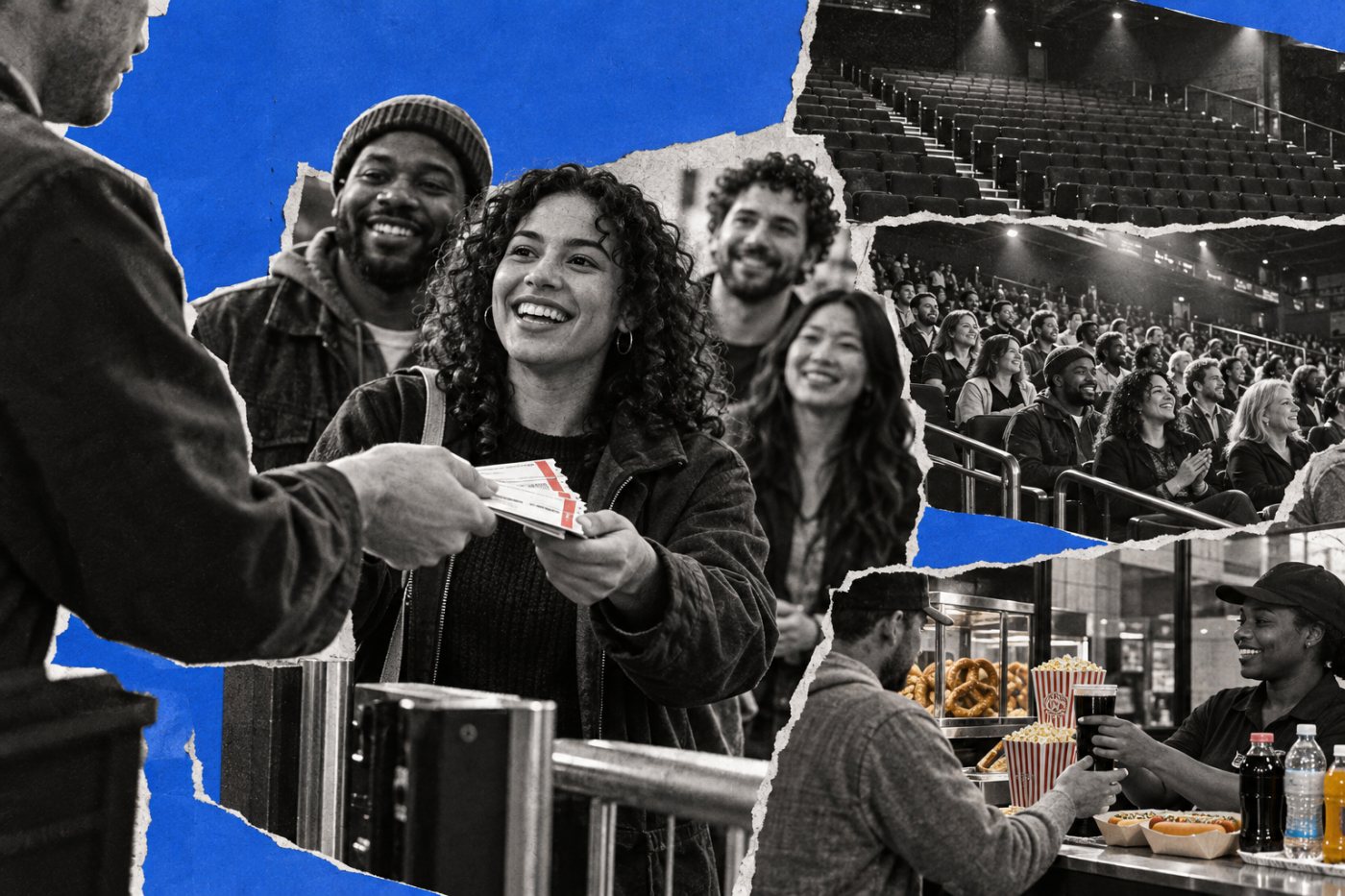 Des billets excédentaires distribués par Tickets for Good permettent à des membres vérifiés d’occuper des places restées disponibles.
