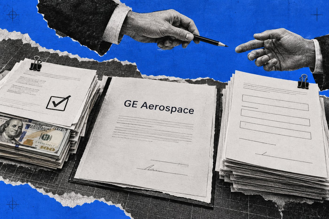 GE Aerospace’s planned $11.75 billion CPP purchase divided between $7 billion of cash and $4.75 billion of new debt.
