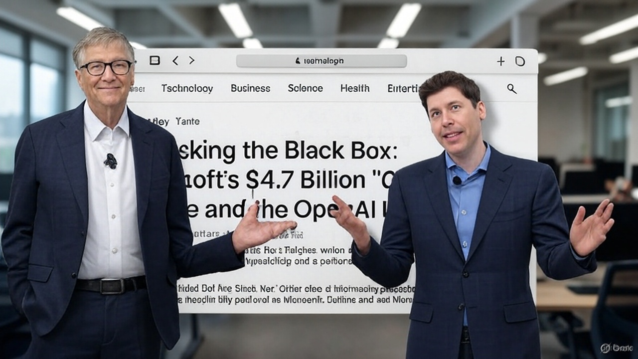 Unpacking the Black Box: Microsoft’s $4.7 Billion “Other, Net” Charge and the OpenAI Enigma