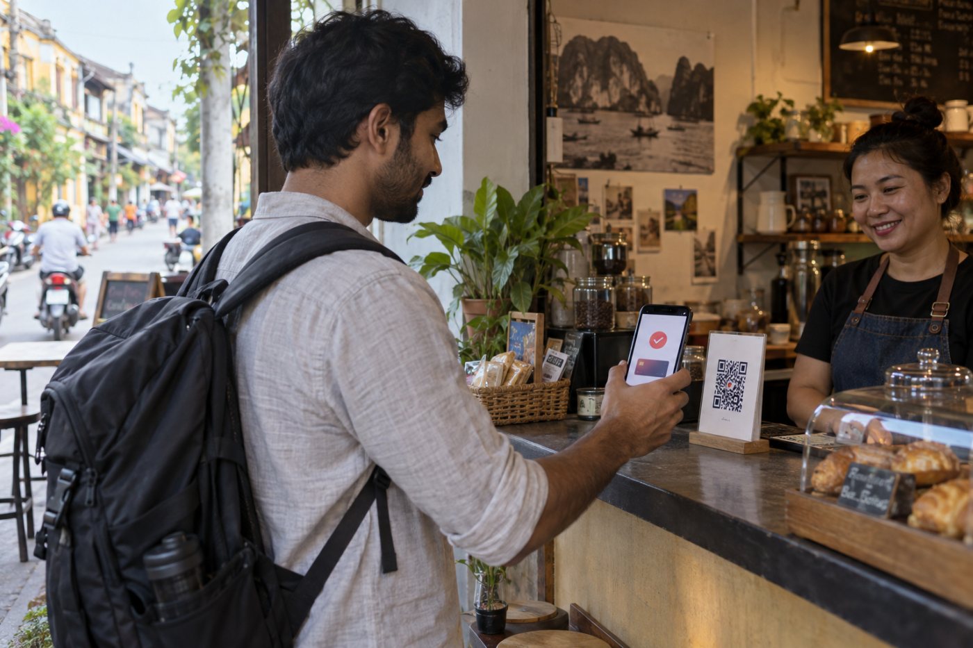 विदेशी Visa QR स्कैन के बाद टोकनयुक्त Visa कार्ड से शुरू होता भुगतान, UPI से नहीं