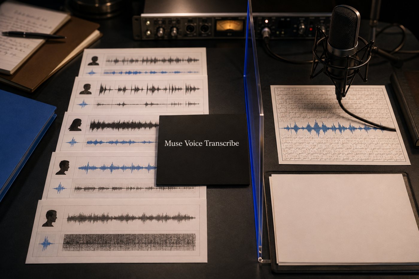 مراجعة لغات Muse Voice Transcribe مع بقاء نتيجة التحقق من العربية غير منشورة