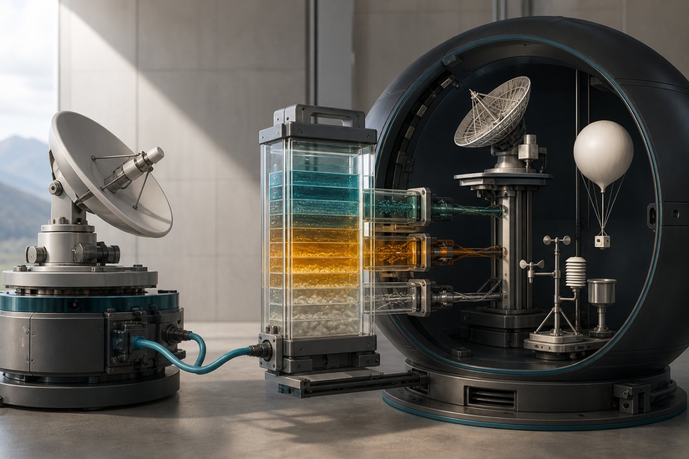 Kommerziell verarbeitete Mikrowellendaten gelangen zur Qualitätsprüfung und Datenassimilation bei NOAA.