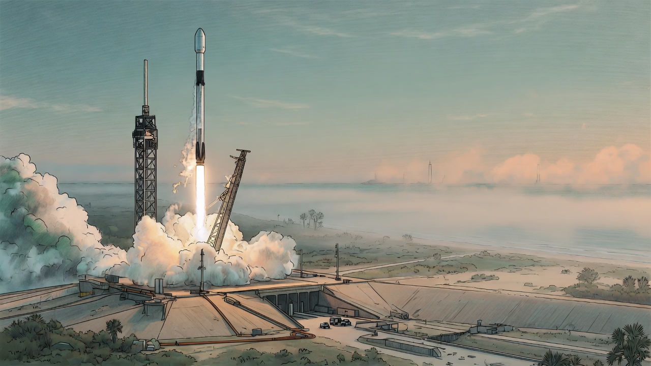 SpaceX выполнила 600-е повторное использование ускорителя Falcon 9