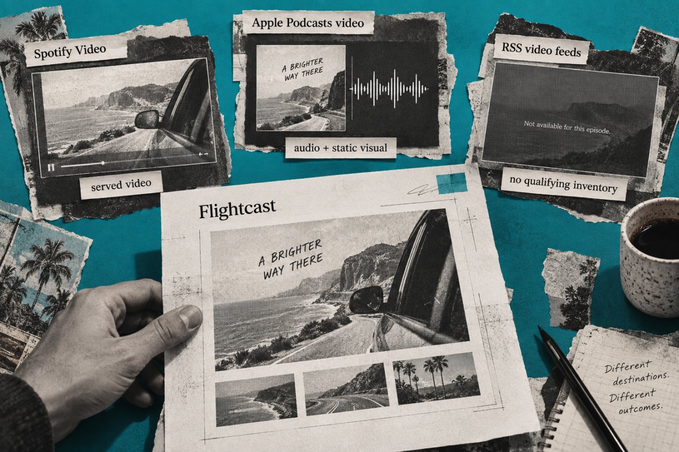 Flightcast campaign reporting questions separate video delivery, audio treatment and ineligible inventory.
