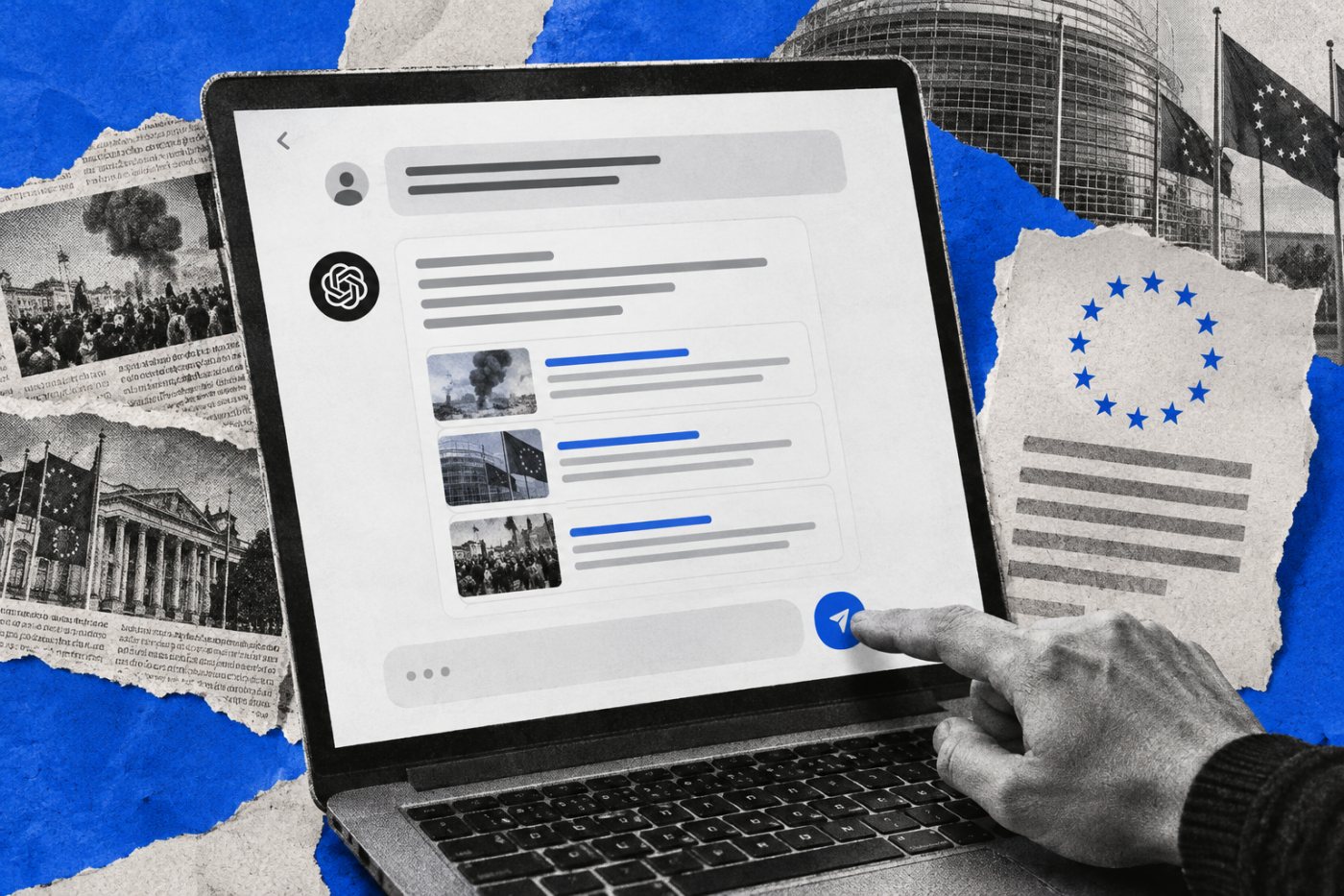 ChatGPT выполняет веб-поиск по запросу и выдаёт результаты, показывая функцию, ставшую основанием для статуса поисковой системы по DSA.