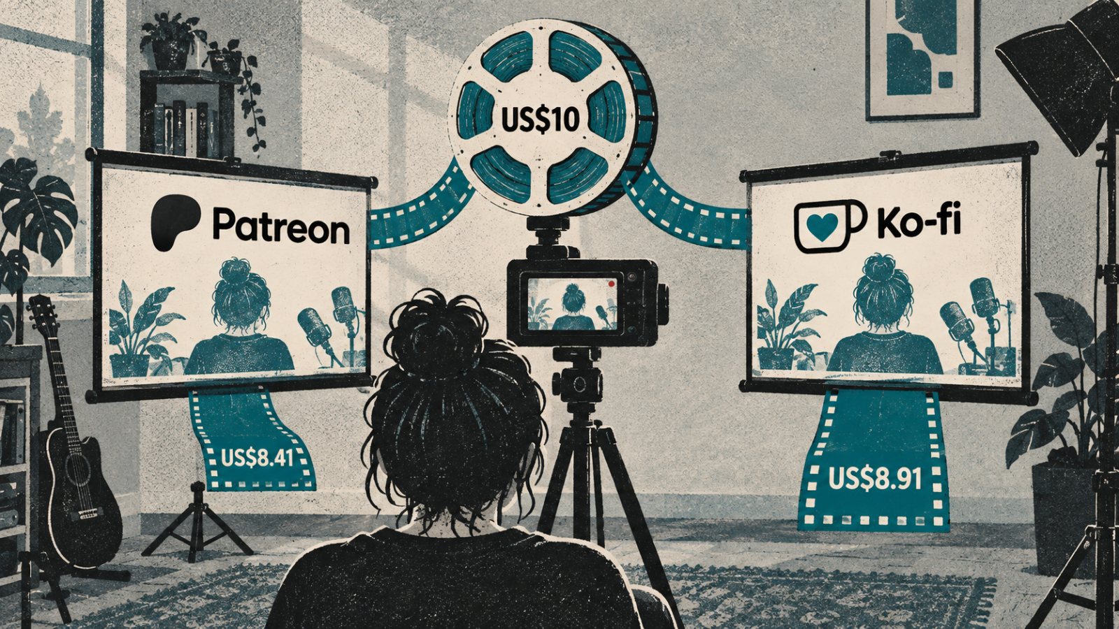 Patreon ou Ko-fi: uma assinatura de US$ 10 não rende o mesmo
