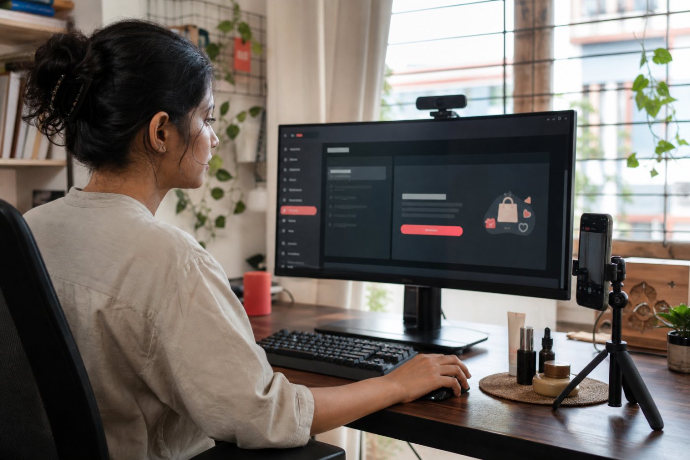 YouTube Studio के Earn अनुभाग से Shopping Affiliate Program में शामिल होने की प्रक्रिया