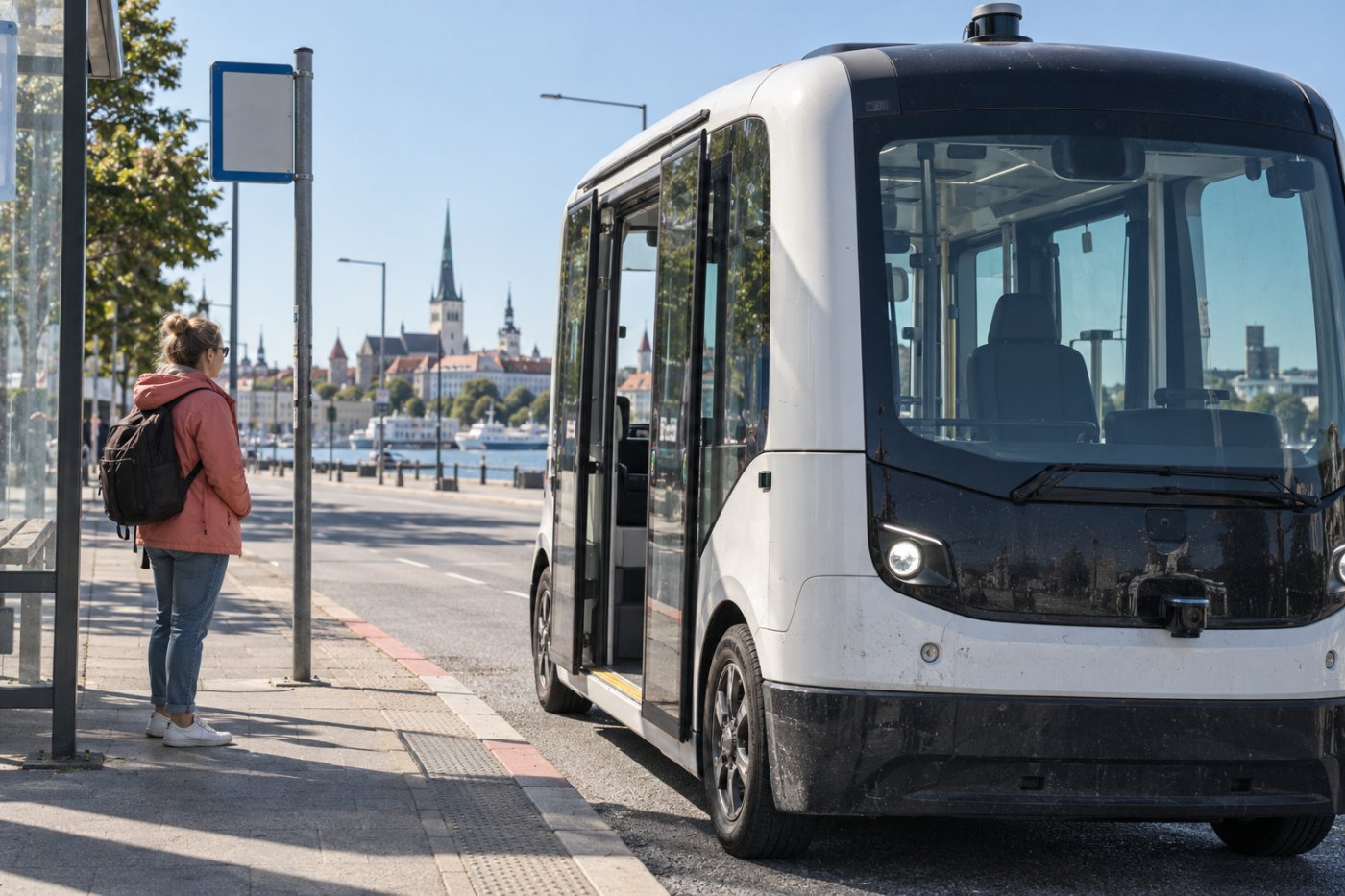 Auve Techi autonoomne buss kujutab liikuvust, mille jaoks Cachet arendab kindlustuslahendusi.