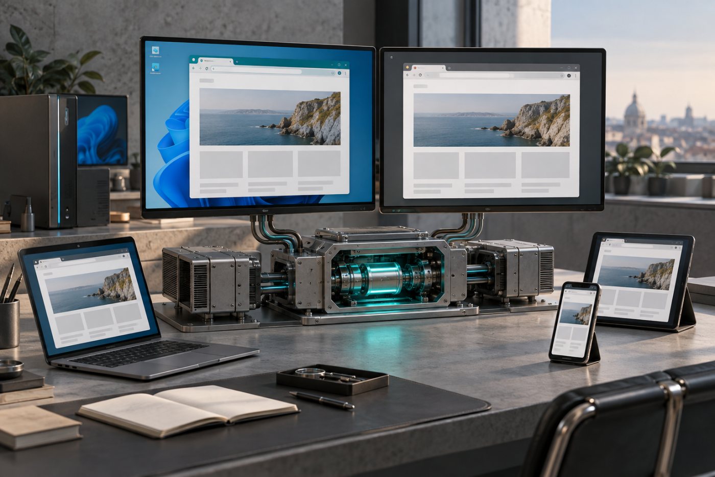 Vergleich von Edge-Nutzung, Vorinstallation und der gemeinsamen Browser-Engine Blink