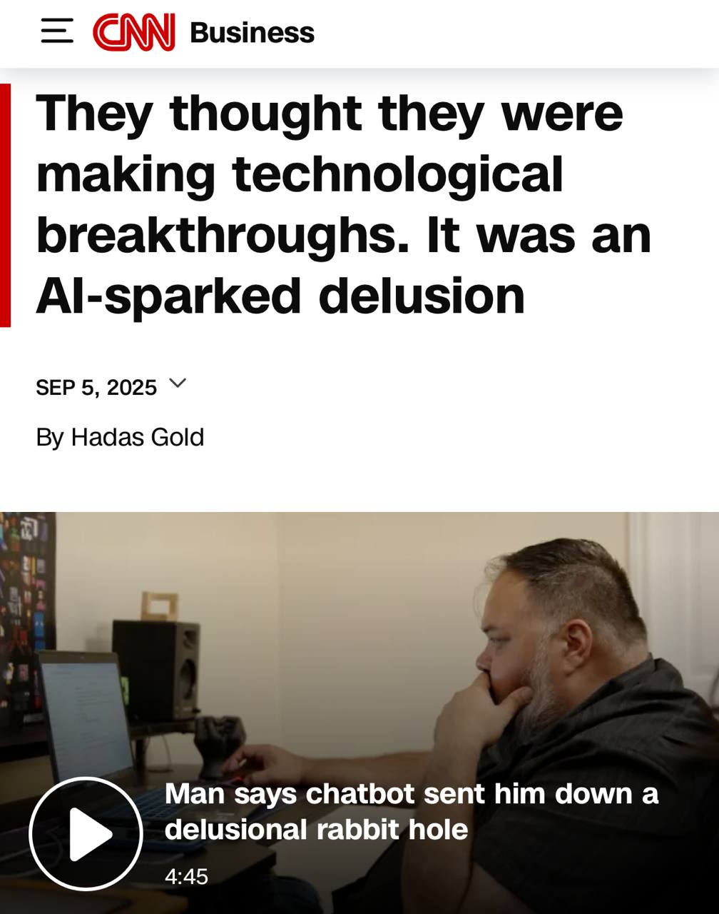 American Programmer’s Descent into ChatGPT’s “Digital God” Delusion - and How He Escaped