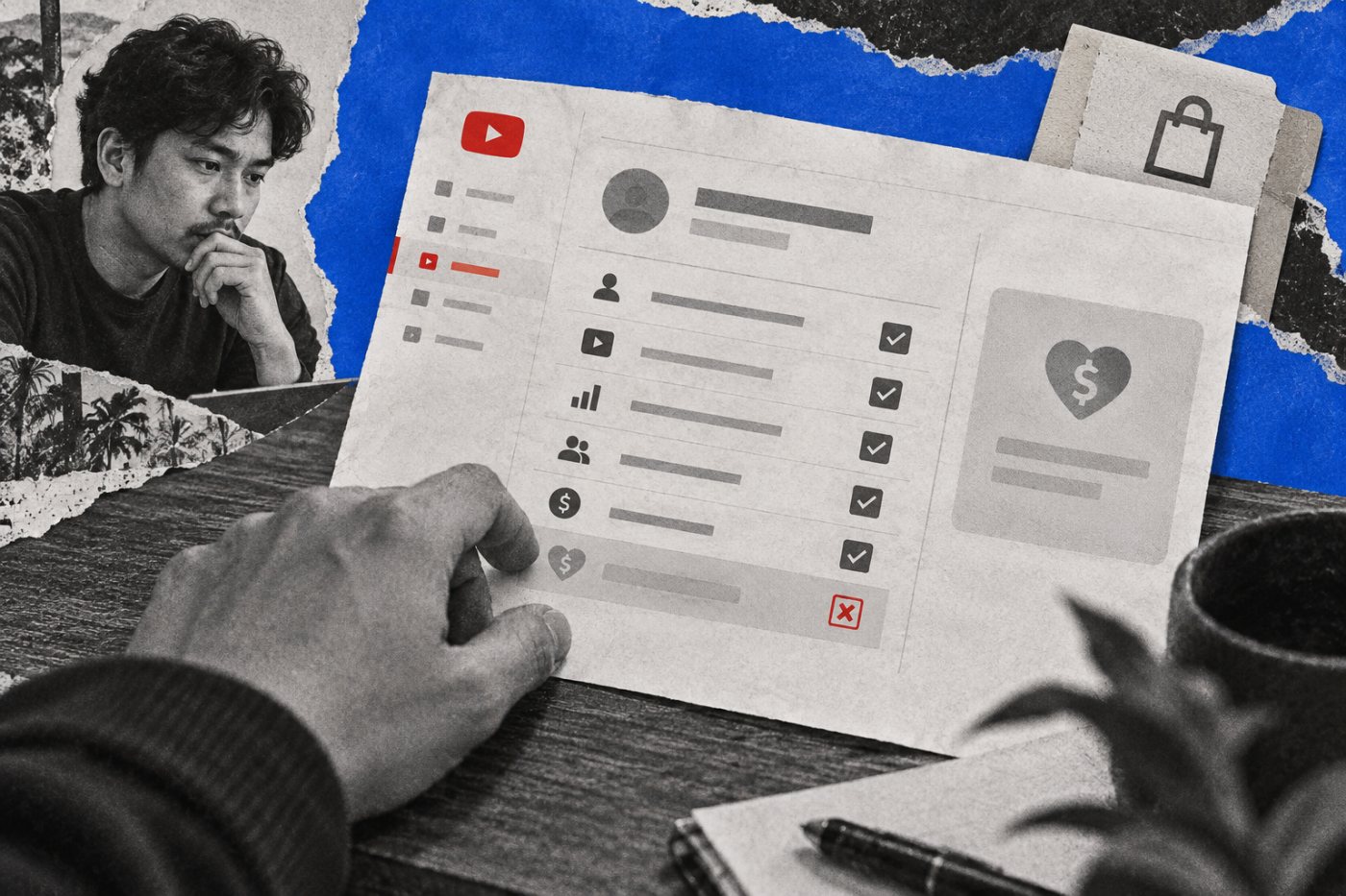 Pemeriksaan kelayakan channel dan Modul Produk Commerce sebelum tab Supers dapat digunakan.