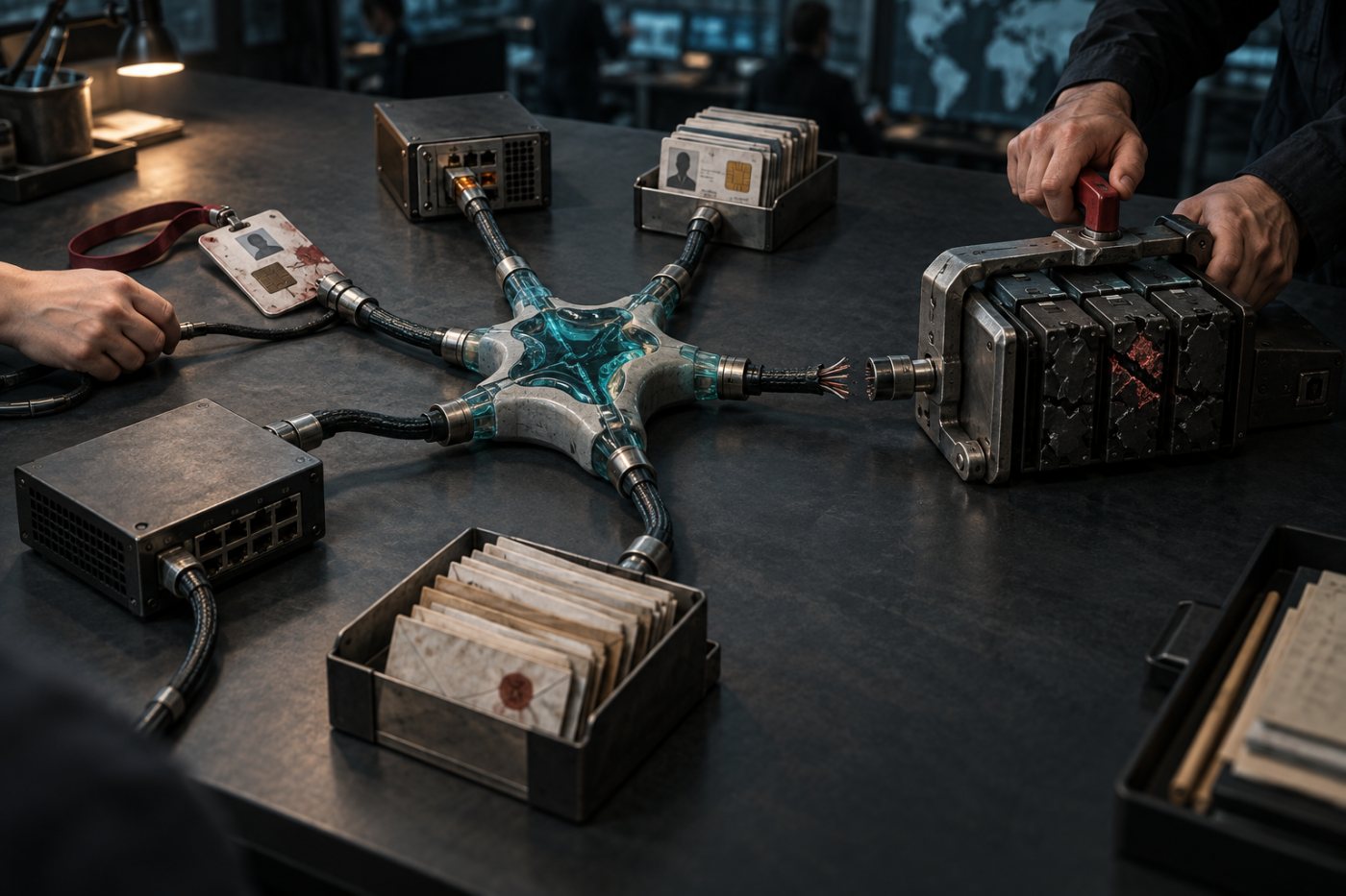 Security team correlating behavioral indicators and interrupting an AI-assisted intrusion workflow