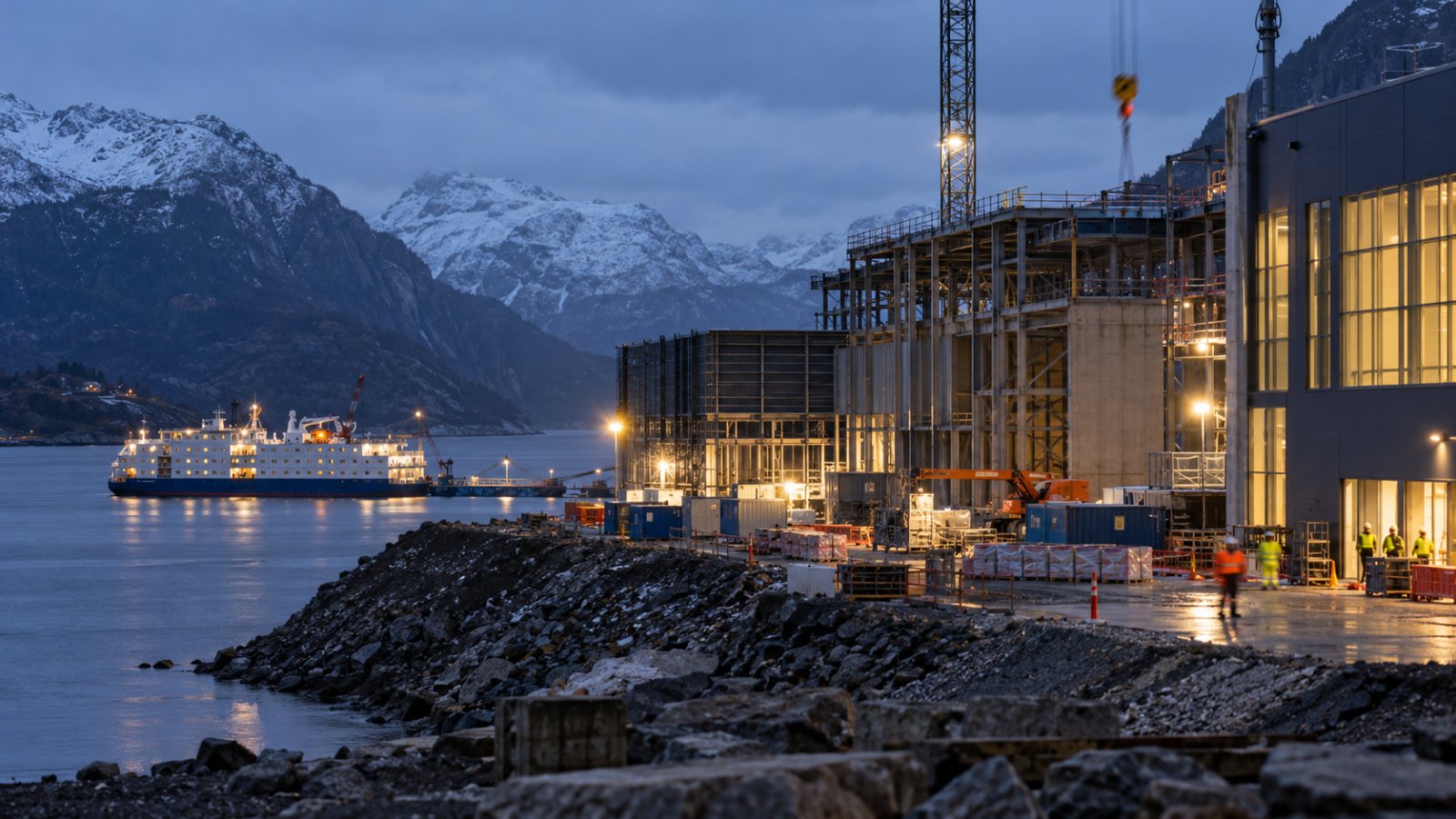 Nscale lovet 30 MW i Glomfjord – bare 6,4 MW er i drift