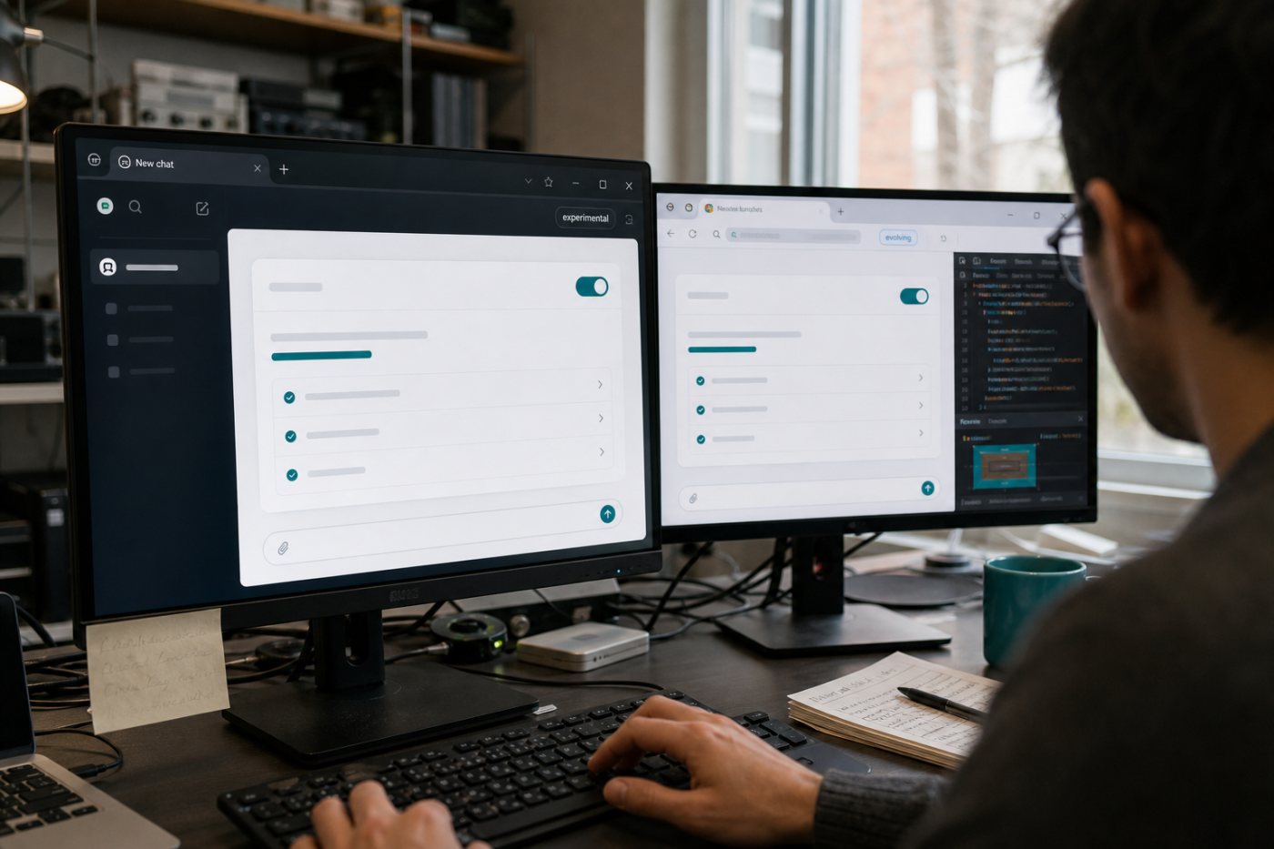 A WebMCP application works in supported testing environments while its browser interface remains experimental and subject to change.