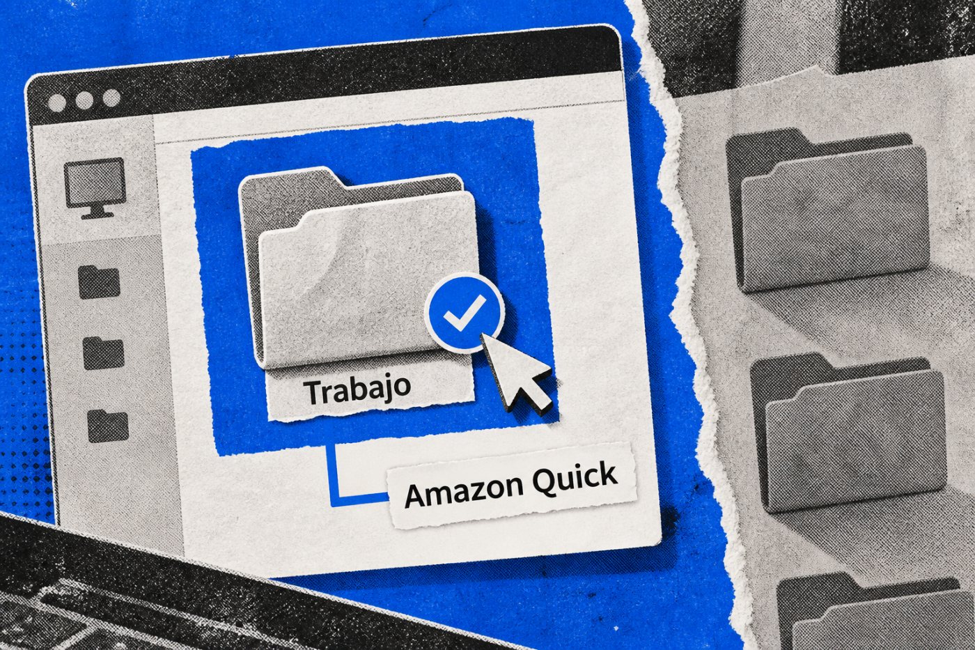 Amazon Quick accede a una carpeta local autorizada mientras el resto permanece fuera de su alcance