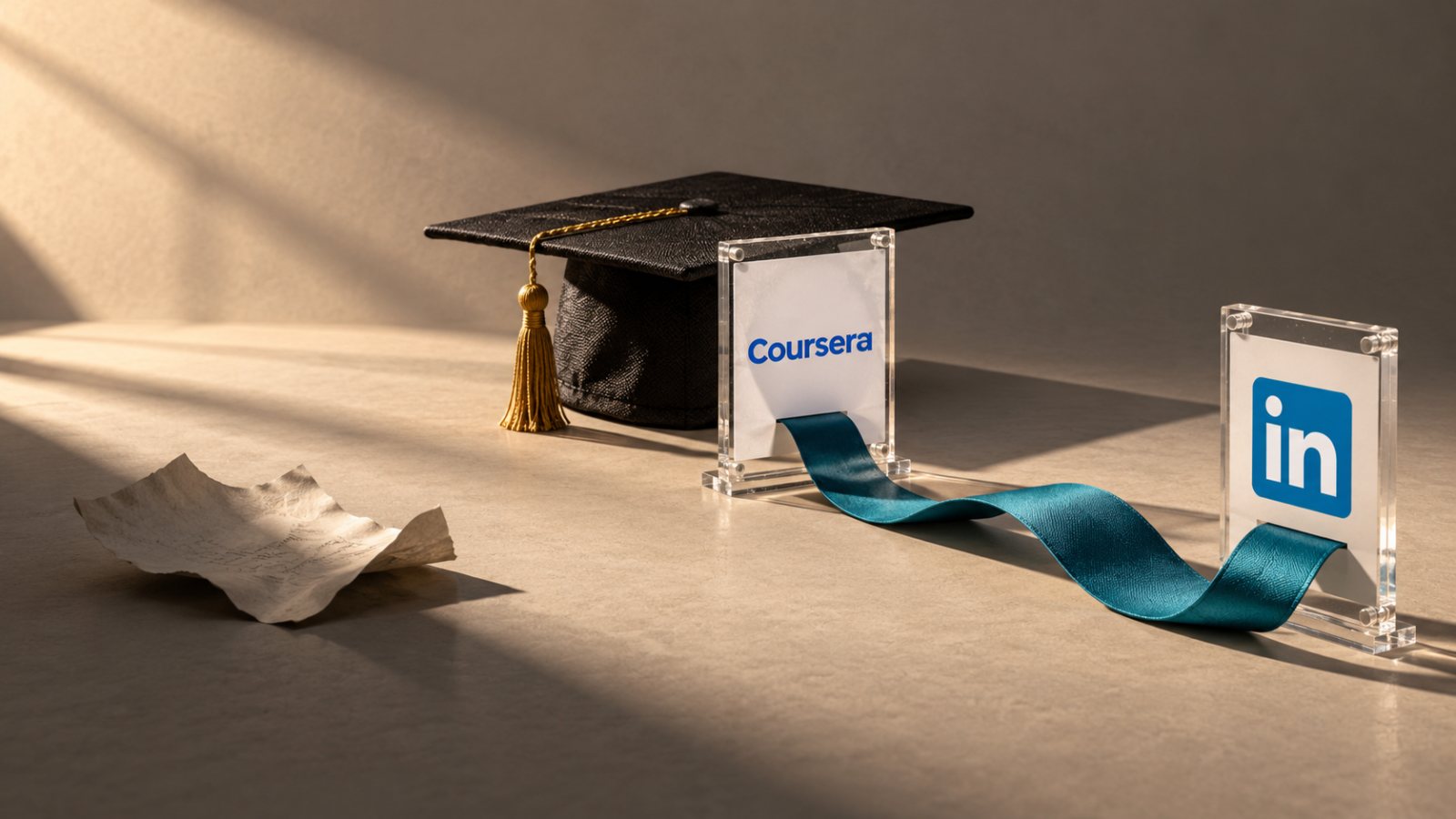 เพิ่มใบรับรอง Coursera ใน LinkedIn: ลิงก์ตรวจสอบสำคัญกว่าโพสต์อวด