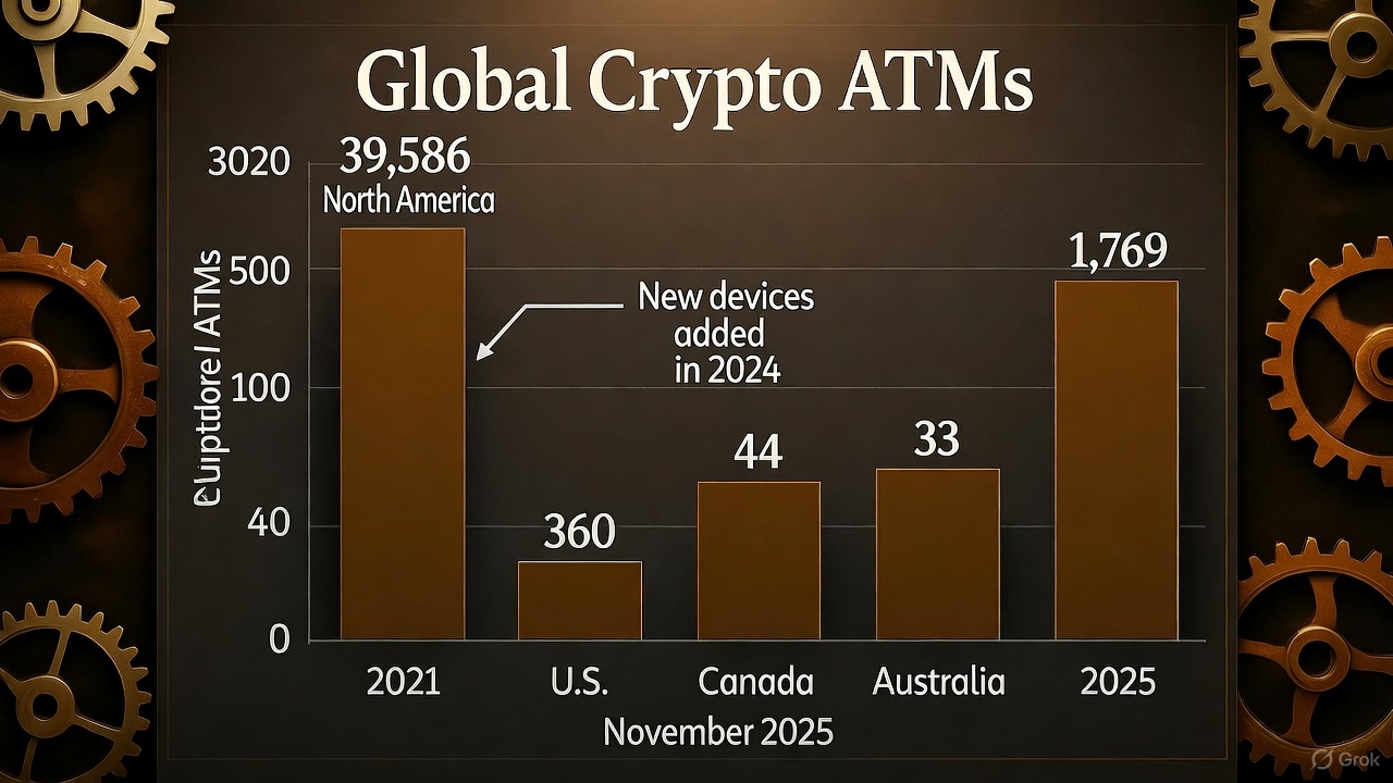 Global Crypto ATM Count Hits Record Highs