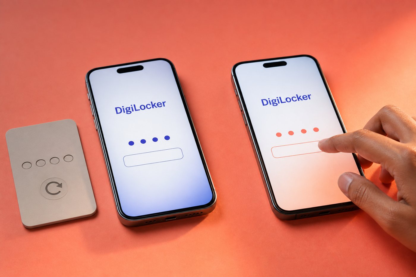 Aadhaar OTP से DigiLocker प्रवेश और नए मोबाइल नंबर का अलग OTP सत्यापन