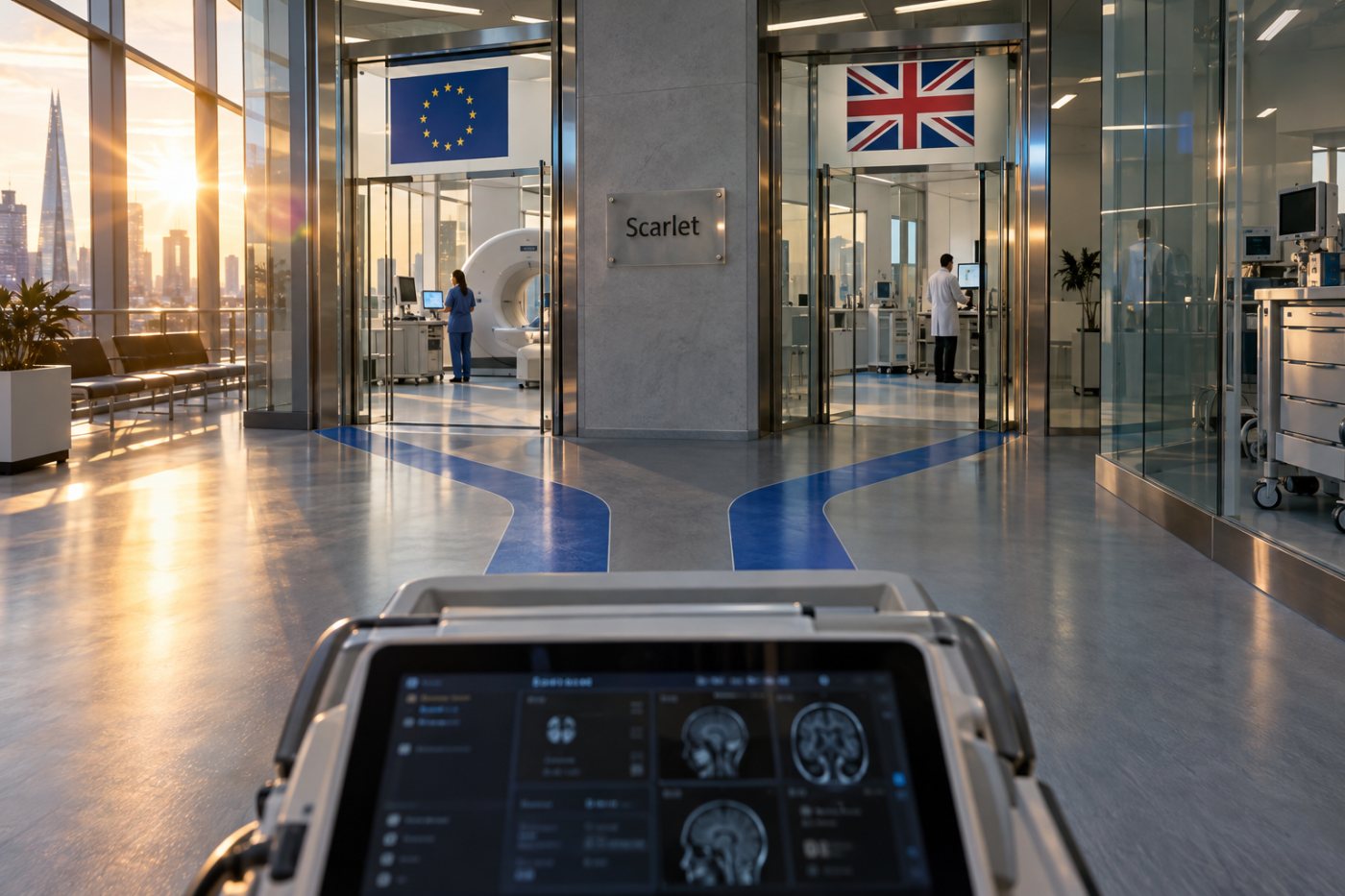 Scarlet’s EU and UK entities hold distinct medical-device assessment designations.