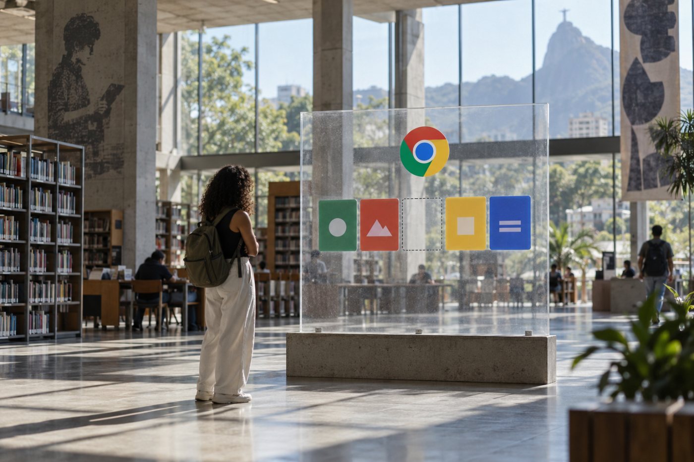 Uma visita é removida do histórico do Chrome pela limpeza feita no próprio navegador.