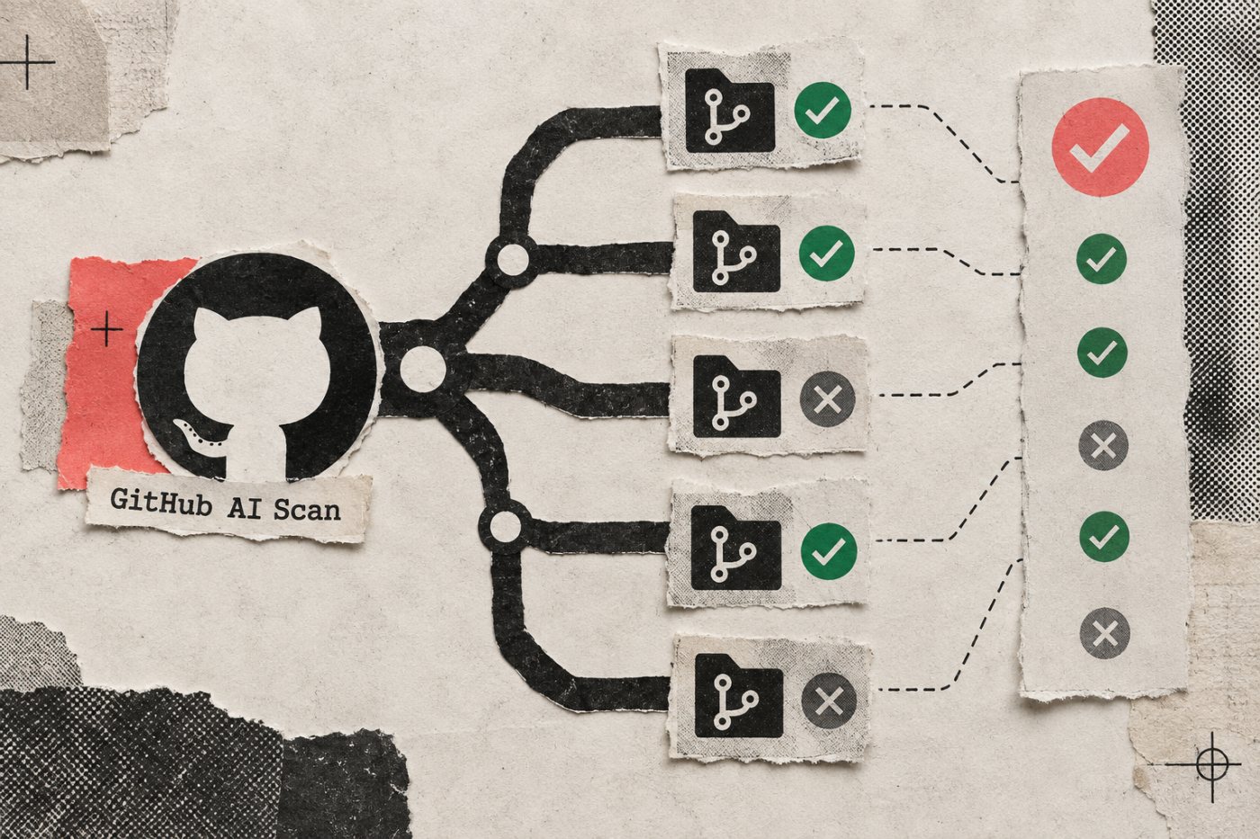 Kurum ayarından seçili depolara ilerleyen GitHub AI Scan etkinleştirme sırası