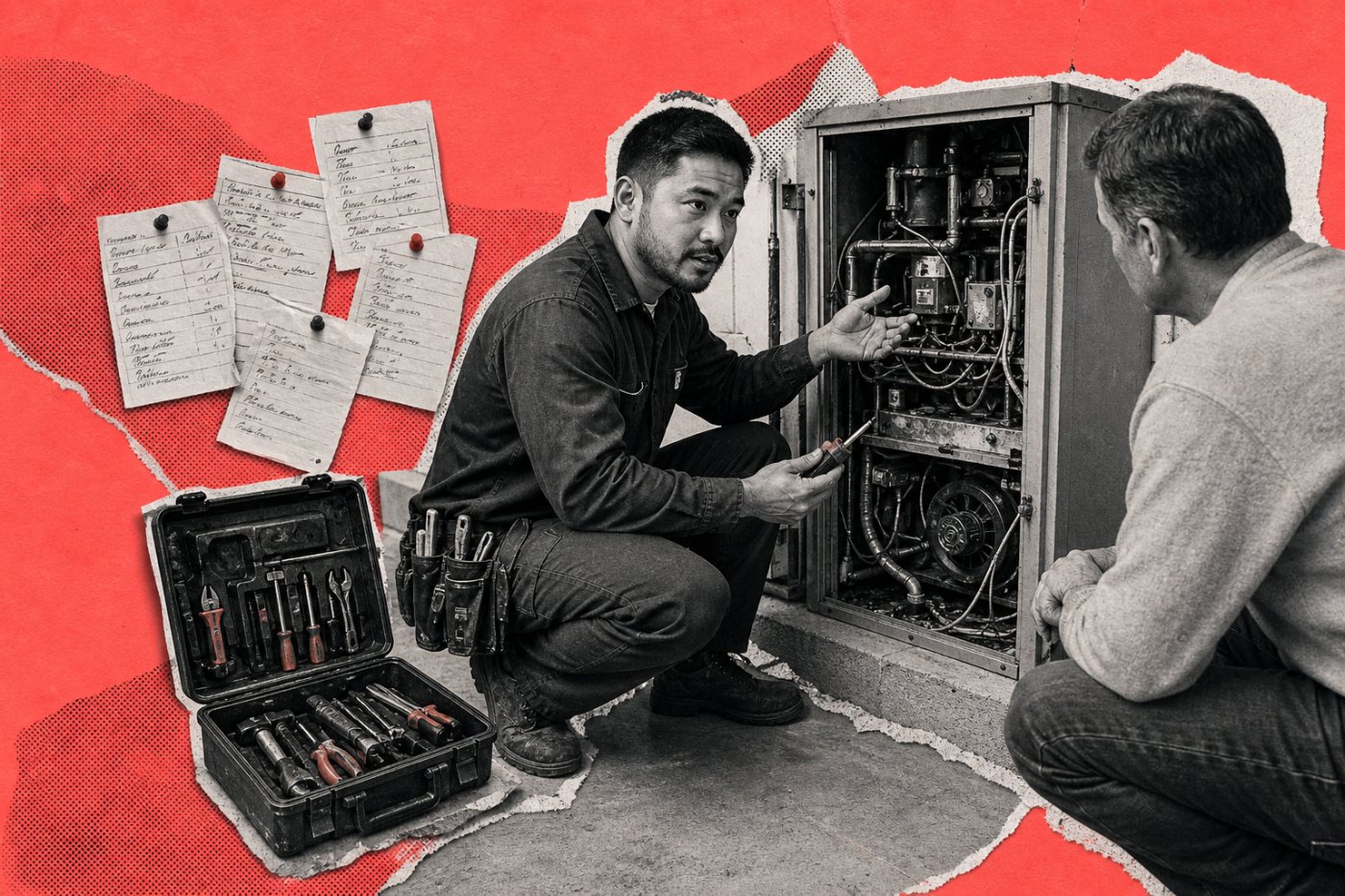 A self-employed professional controls methods, pricing, equipment and appointments for multiple customers.