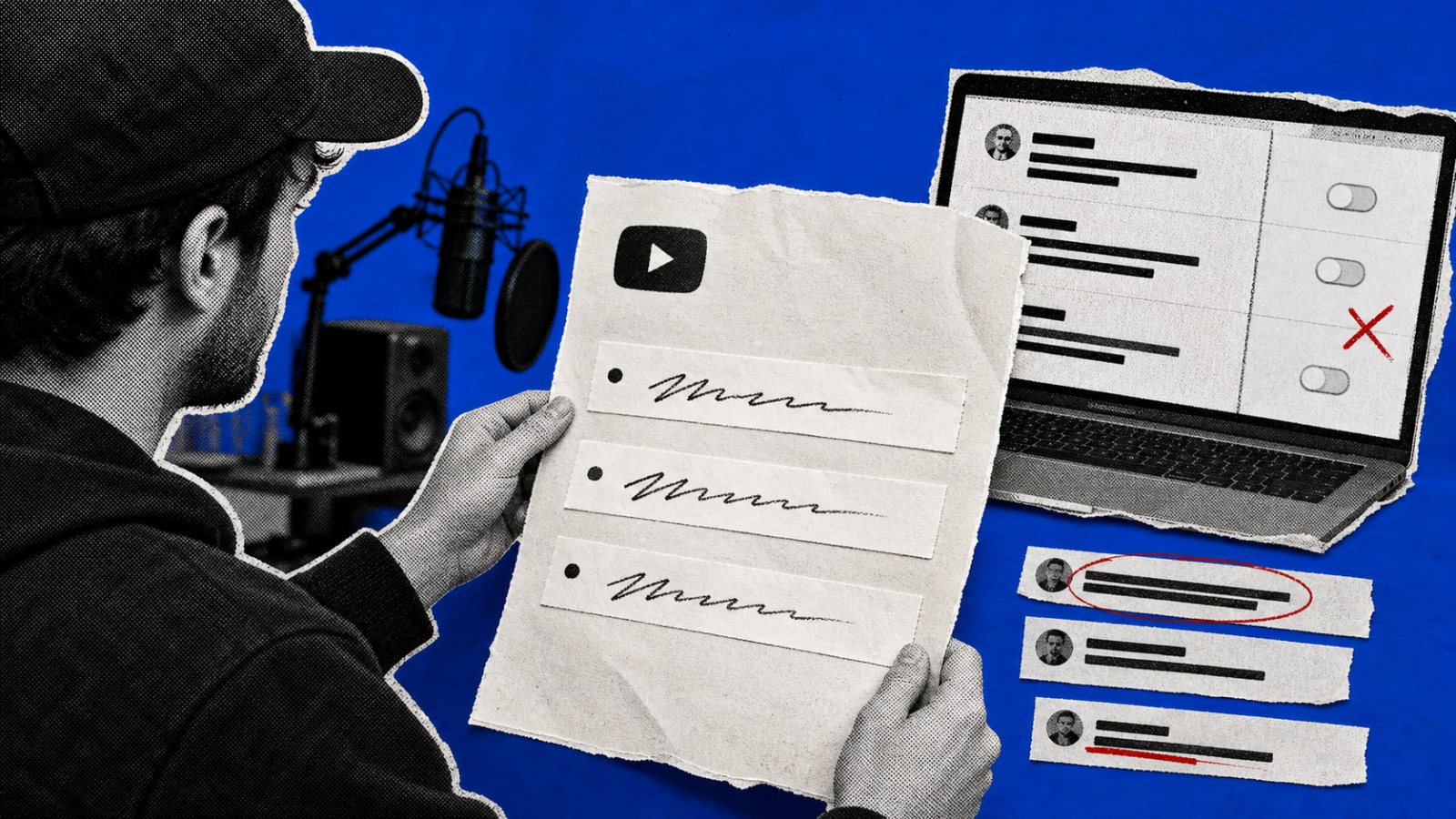Règles de chaîne YouTube : trois consignes visibles, mais aucune modération automatique