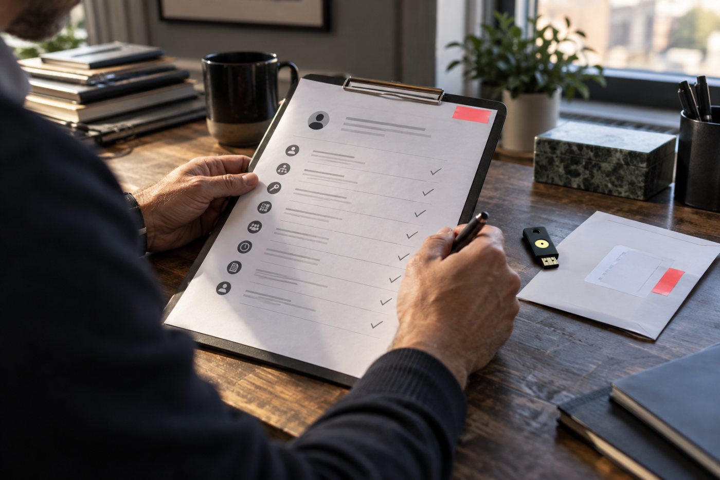 A minimum viable production agent record connects ownership and purpose to credentials, tool scope, delegation, expiry, provenance and revocation.