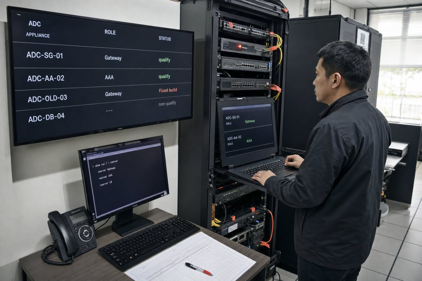 Pemeriksaan NetScaler memisahkan konfigurasi Gateway atau AAA yang memenuhi prasyarat dari instance yang tidak terdampak.