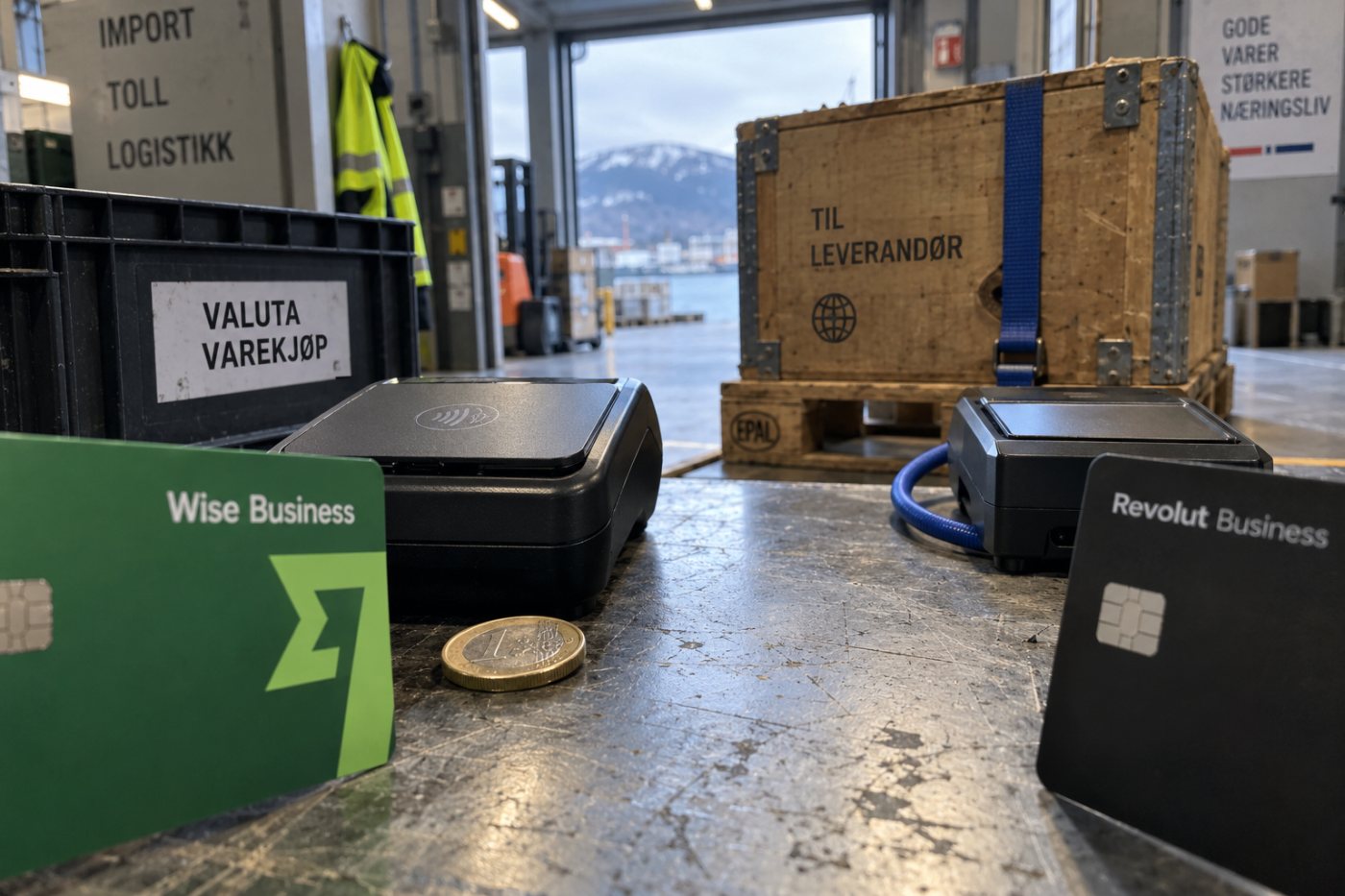 En utenlandsbetaling kan gi både vekslingskostnad og overføringskostnad hos Wise Business eller Revolut Business.