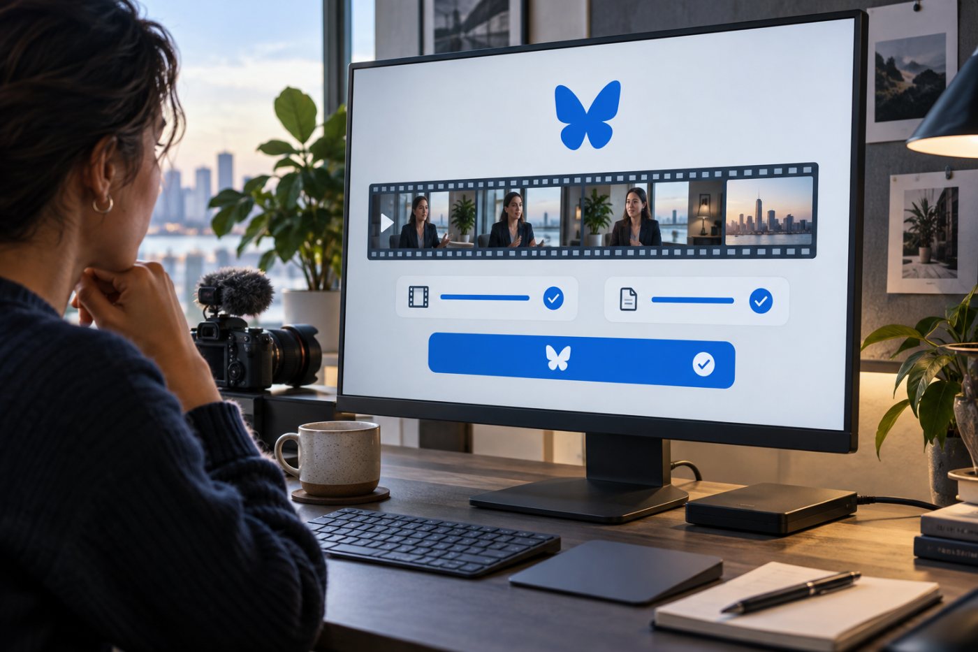 Bluesky yükleme sürecinde 10 dakika ve 300 MB sınırlarına uyan video