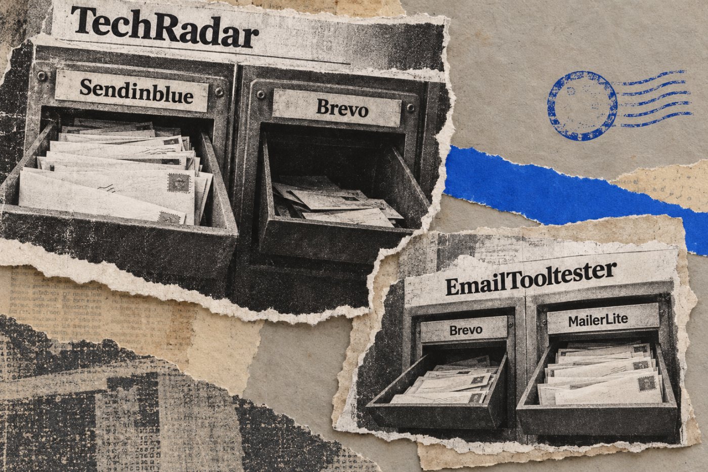Uji TechRadar dan EmailTooltester menempatkan Brevo dan MailerLite dalam urutan keterkiriman yang berbeda.