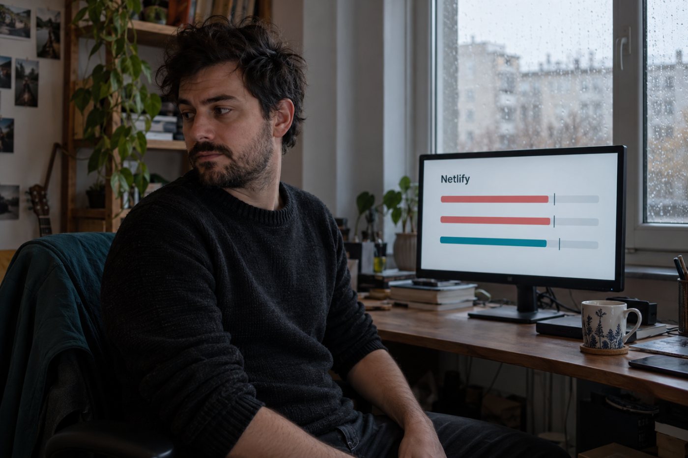 Traficul condițional al unui site Astro ajunge la 1.400 de credite Netlify, peste alocările Free și Personal.