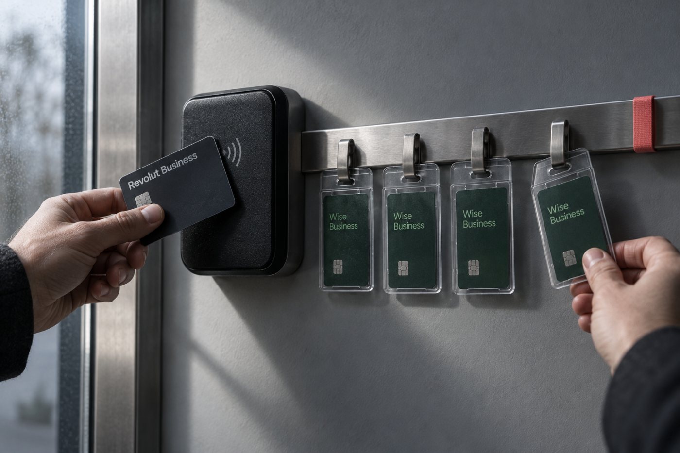 Wise Business komandas kartes un Revolut Business piekļuve vairākiem darbiniekiem