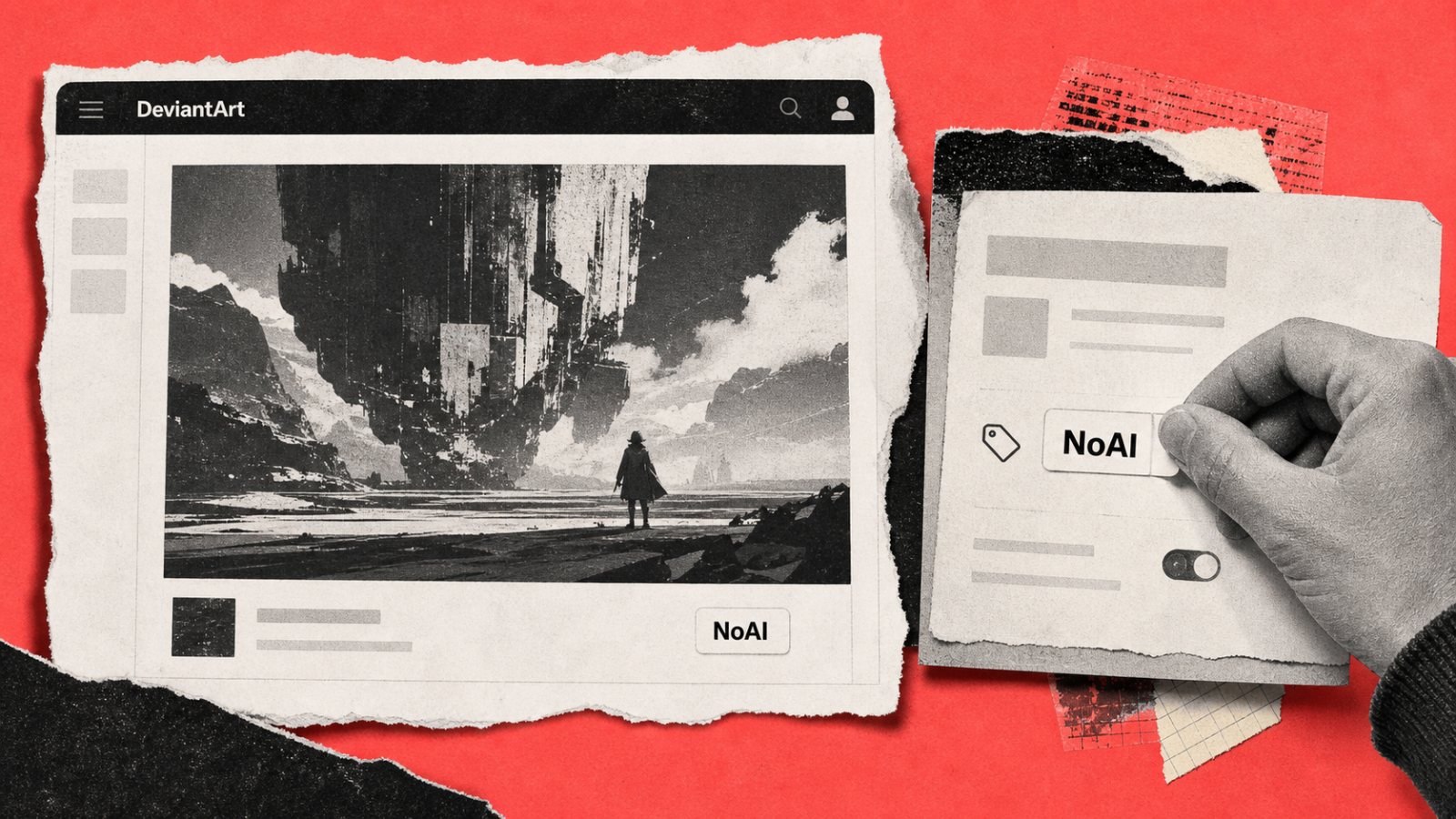 DeviantArt face à l’IA : le label NoAI interdit, mais ne verrouille rien