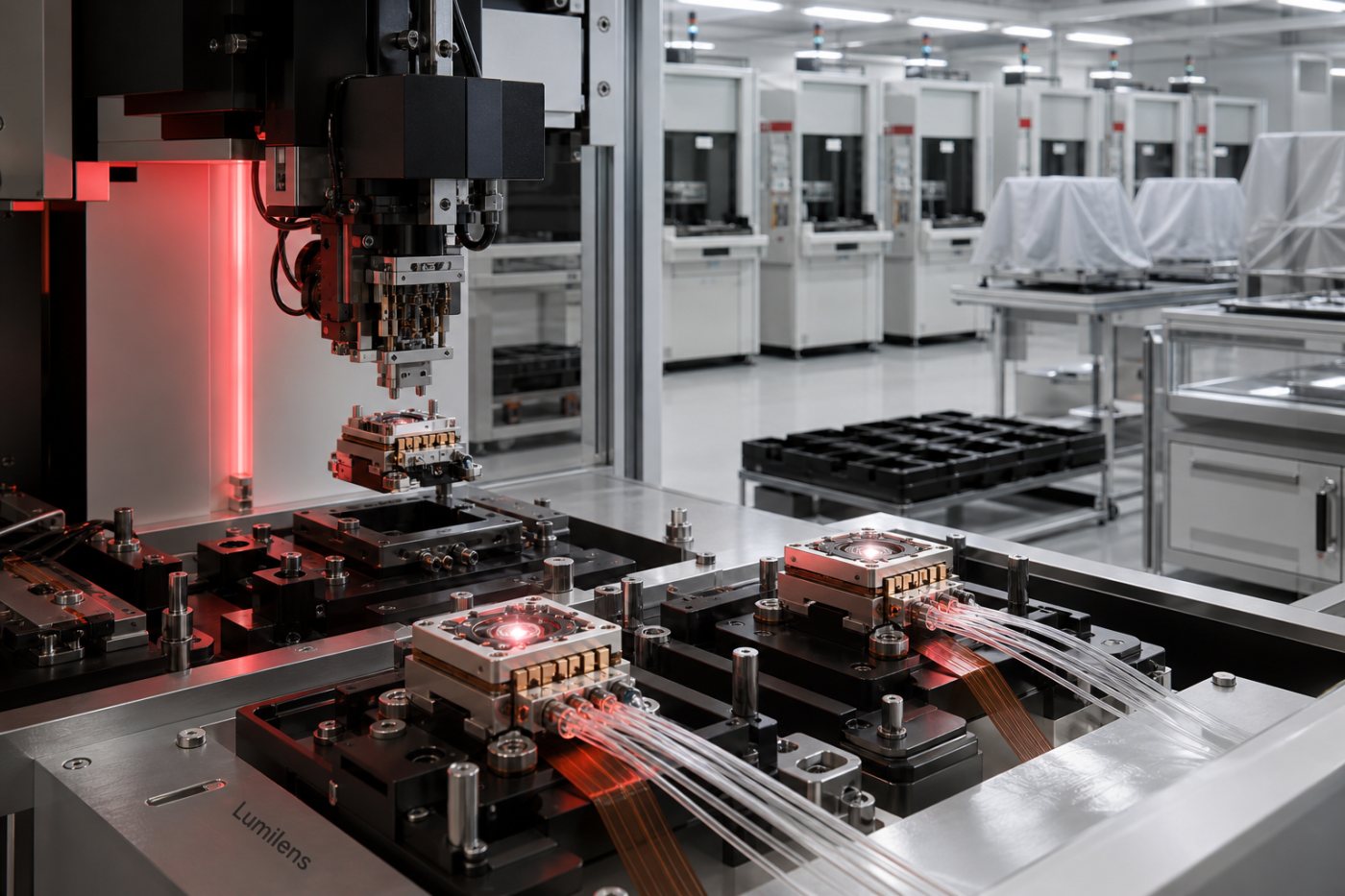 POET optical engines undergo qualification for Lumilens before a conditional manufacturing ramp.