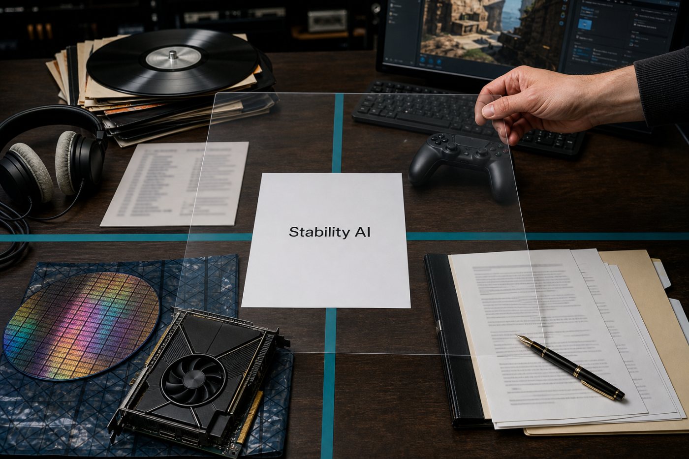 Die Geldgeber der Stability-AI-Runde nach Musik, Spielebranche, Technologie und Finanzkapital geordnet