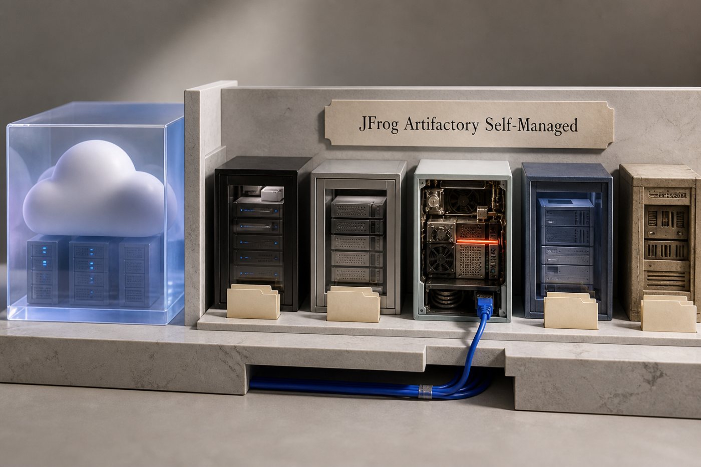 Kiểm kê môi trường Artifactory xác định một node Self-Managed chưa vá có thể bị truy cập qua mạng.