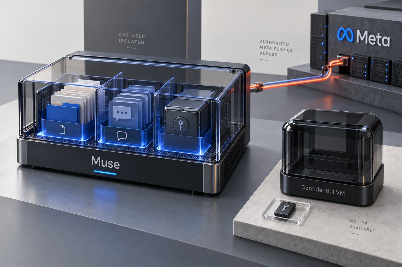 Muse Secure VM تعزل ملفات المستخدم وبيانات اعتماده من دون توفير عزل Confidential VM المؤجل