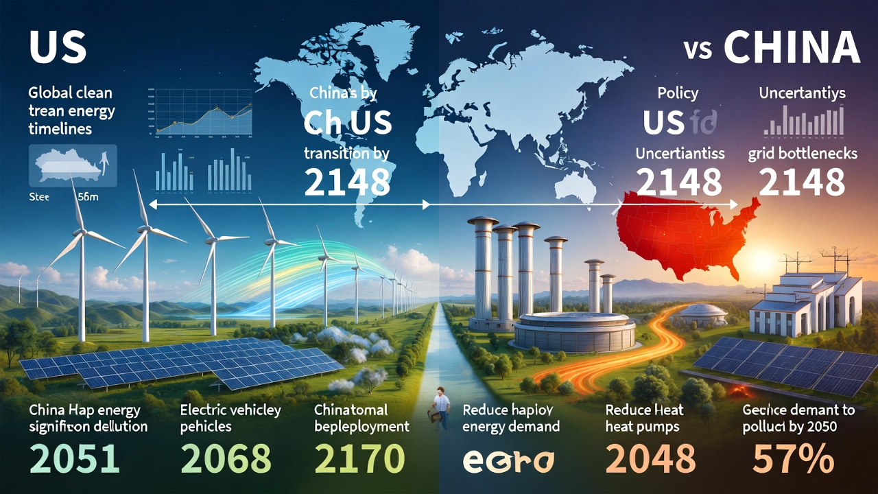 Stanford Study: Global Clean Energy Transition Timelines Reveal Stark Contrasts Between US and China