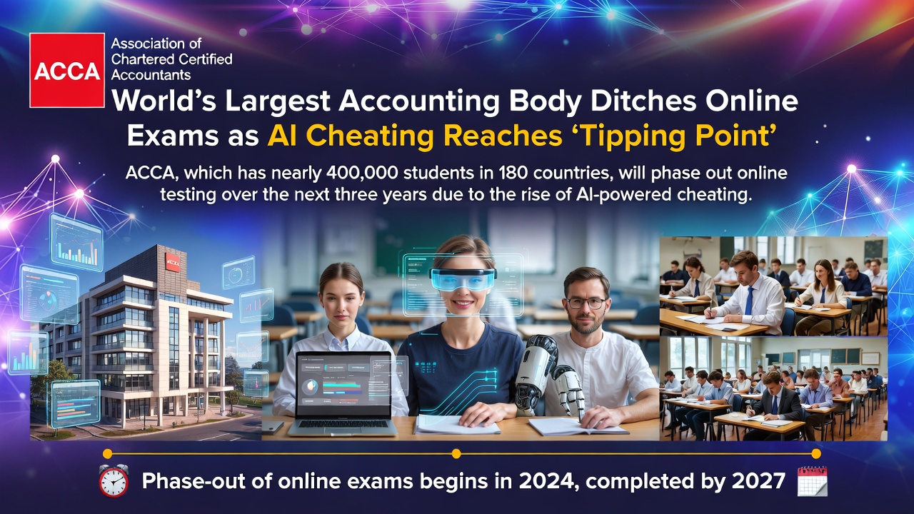 World's Largest Accounting Body Ditches Online Exams as AI Cheating Reaches 'Tipping Point'