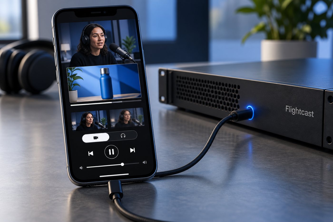 Apple Podcasts recibe vídeo HLS con inserción dinámica y acceso integrado al audio.